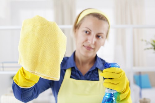 Commercial office cleaning team in Harrow delivering workplace hygiene