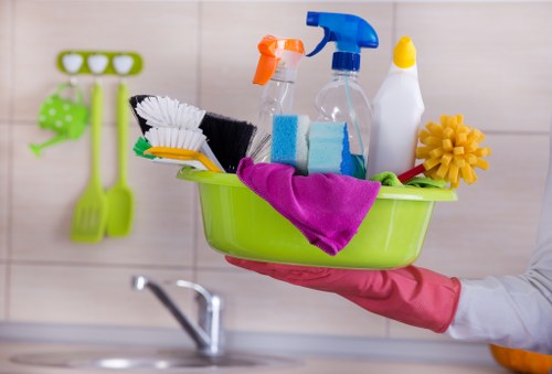 Domestic carpet cleaning on stairs and hallways