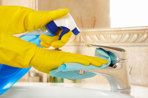 Responsible waste handling during a carpet cleaning service