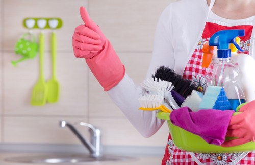 Charity partnership with reusable items and donated materials