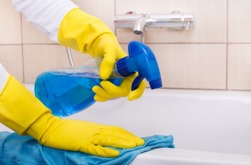 Detailed carpet cleaning process in a Harrow property